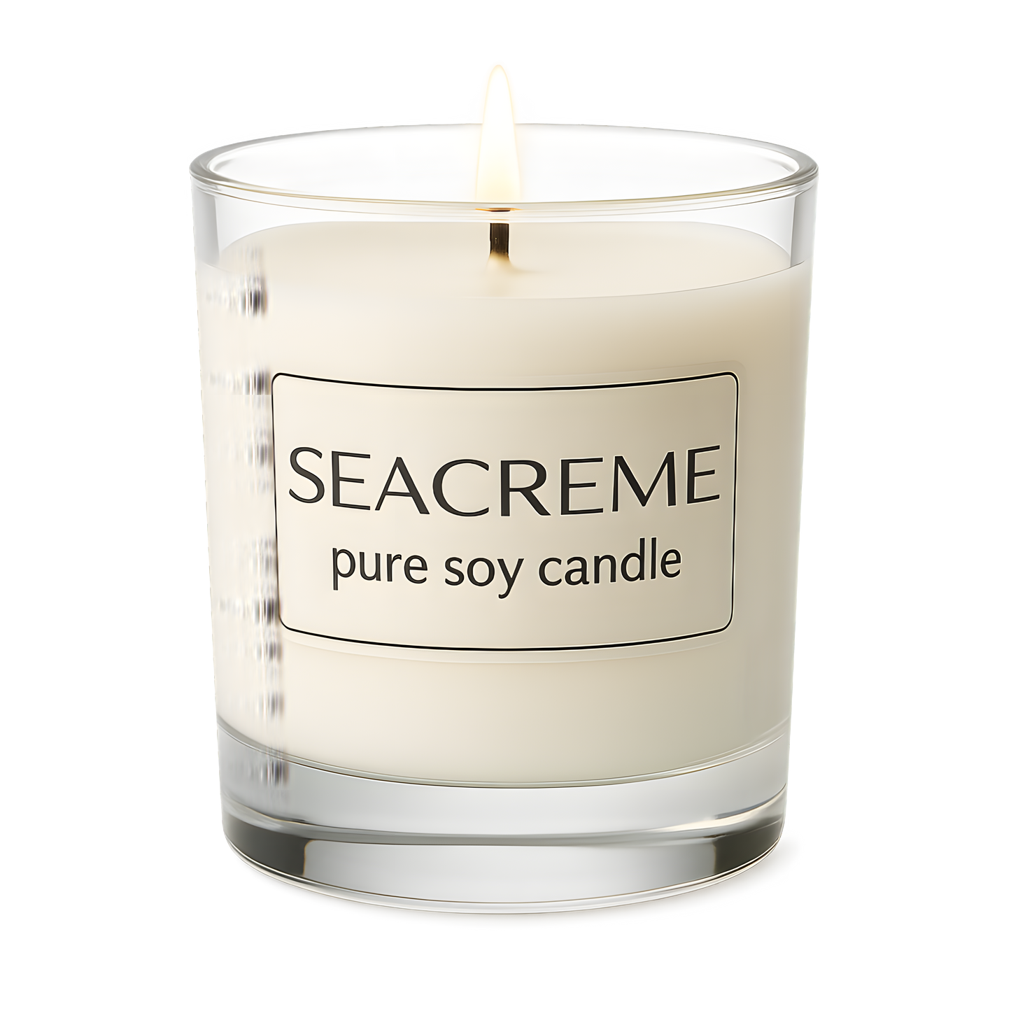 SEA CREME Scented Candle | Coastal Calm | Natural Scent | Clean Burn